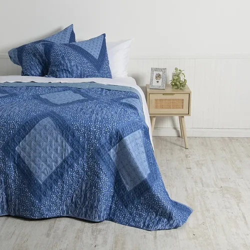 Quilt Estampado 2 Plazas Reversible Poliéster