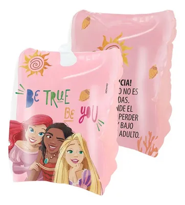 Flotador Alitas Princesas Disney Infantil Coral Claro