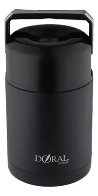 Termo Acero Inoxidable 1000ml Manilla Ergonómica Negro