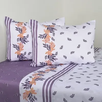Set De Sábanas Estampadas 144 Hilos Algodón Poliéster Verde Oscuro