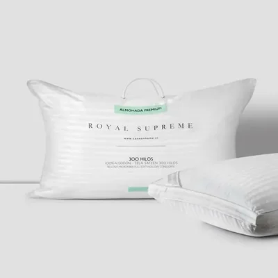 Almohada Premium Algodón 50x70 Cm Hipoalergénica Blanco