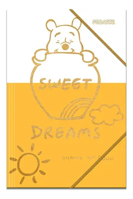 Carpeta Oficio Con Elástico Winnie The Pooh Coral Claro