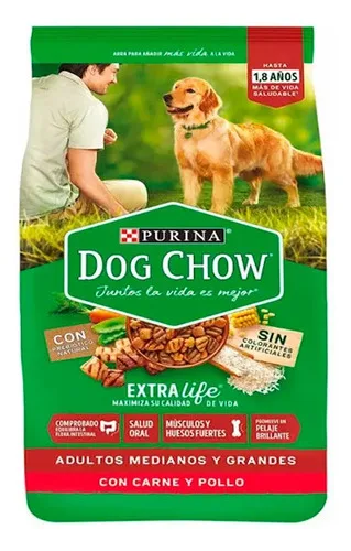 Alimento Seco Para Perro Adulto 15kg Carne Pollo