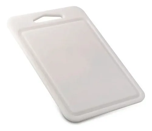 Tabla De Cortar Polipropileno 30x20cm Blanca Blanco