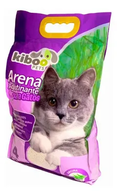 Arena Aglutinante Para Gatos 4kg Lavanda