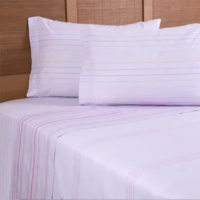 Set De Sábanas 144 Hilos Estampadas 2 Plazas Algodón Verde Oscuro