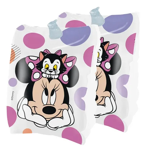 Flotador Alitas Minnie Disney Infantil Coral Claro