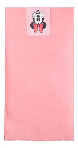 Manta Flannel Minnie 120x200 Cm Poliéster Coral Claro