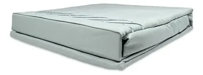 Set De Sábanas Bordadas 1.5 Plaza Poliéster Gris Gris