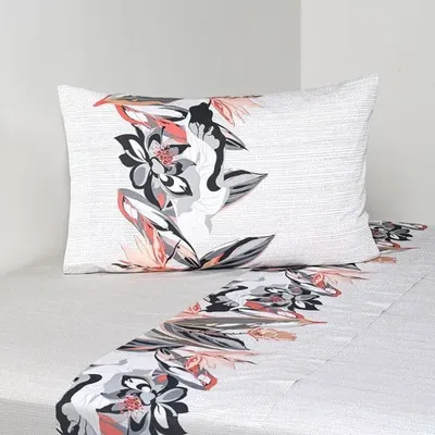 Set De Sábanas Estampada 200 Hilos 1.5 Plazas Polycotton Verde Oscuro