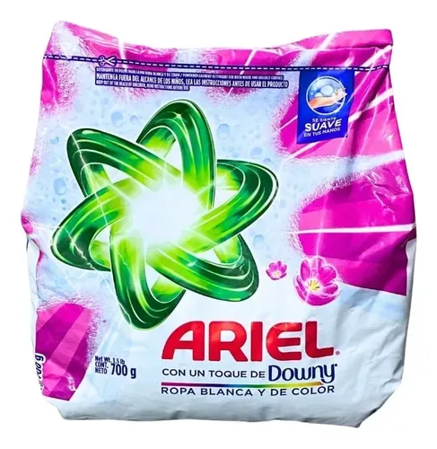 Detergente En Polvo Ariel 700g Ropa Blanca Color