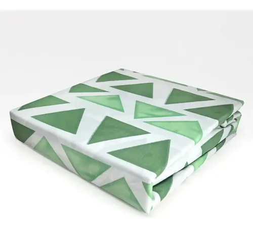 Set De Sábanas Micropiel Suave 2.5 Plazas Verde Oscuro