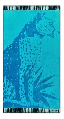 Toalla De Playa Algodón 100x180cm Jacquard