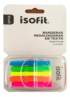 Banderas Resaltadoras De Texto 5 Colores Multiuso