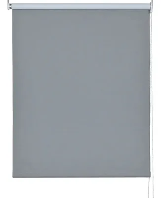Cortina Roller Blackout 180x220cm Gris Poliéster Gris
