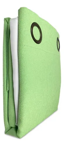 Cortina Blackout Embossed Verde Decorativa Verde