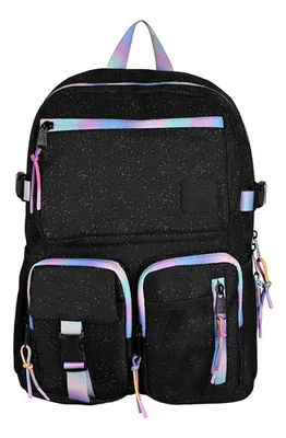 Mochila Kyro 25 Litros Negra Iridiscente Negro
