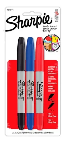 Marcadores Doble Punta Permanentes Sharpie Surtidos