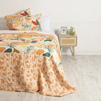 Quilt Estampado Reversible 2 Plazas Poliéster