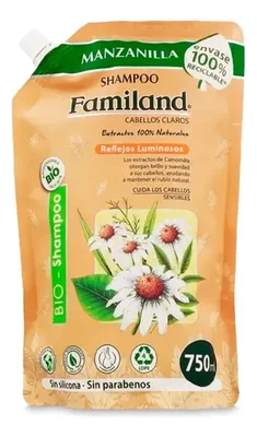 Shampoo Manzanilla Reflejos Luminosos Cabellos Claros