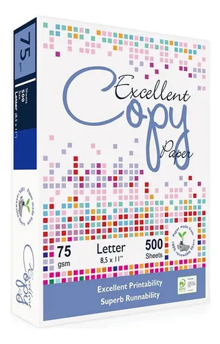 Papel Oficio 75 Gramos Resma 500 Hojas Blanco