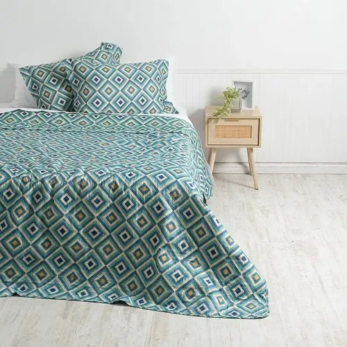 Quilt Estampado Reversible 2.5 Plazas Poliéster
