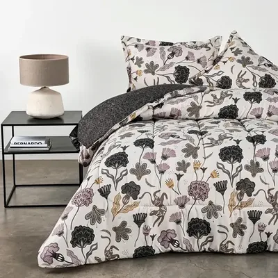 Plumón Estampado 2.5 Plazas Microfibra Suave