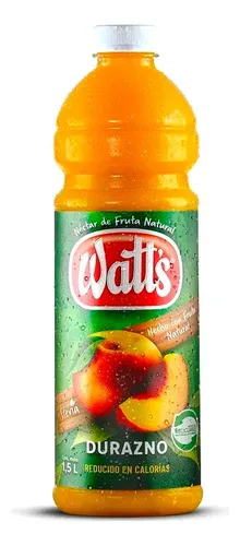 Néctar De Durazno Watts 1.5 Litros Bebida