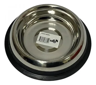 Plato Acero Para Perro Talla S Kiboo