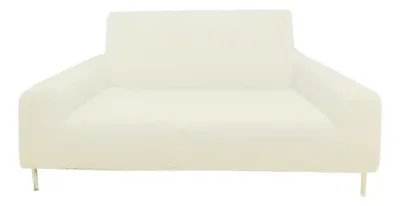 Funda De Sillón Anastasia Panal 2 Cuerpos Poliéster Coral Claro