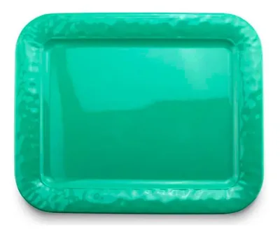 Bandeja Melamina Provenzal Turquesa 38cm Turquesa