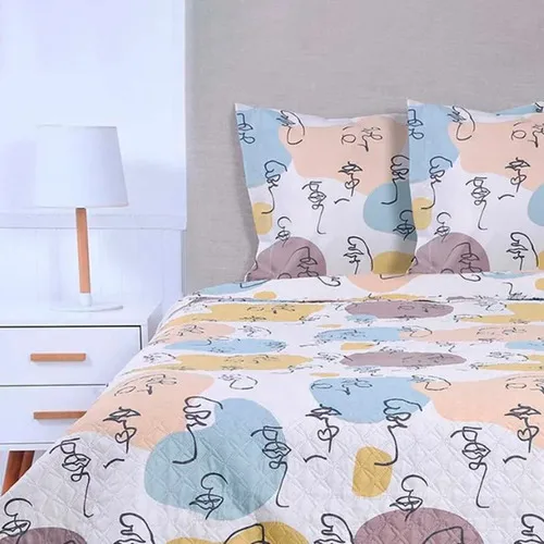 Quilt Reversible Cordoba 2 Plazas Poliéster