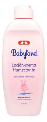 Crema Humectante Babyland 410ml Hipoalergénica