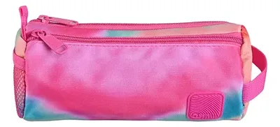 Estuche Escolar Taylor Tie Dye Torre Coral Claro
