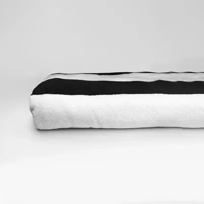Toalla De Playa Algodón 100% Absorbente Grande Negro