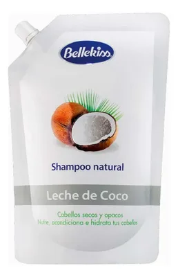 Shampoo Leche De Coco Hidratante Cabello Seco