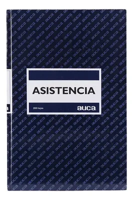 Libro De Asistencia 200 Hojas Auca Escolar