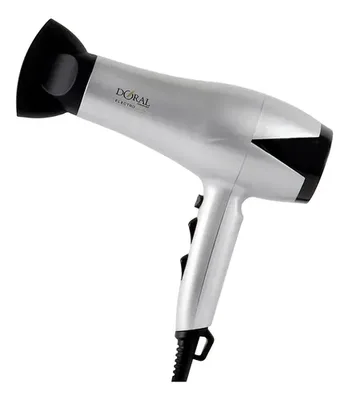 Secador De Pelo Bergen 2000w Plata Profesional Coral Claro