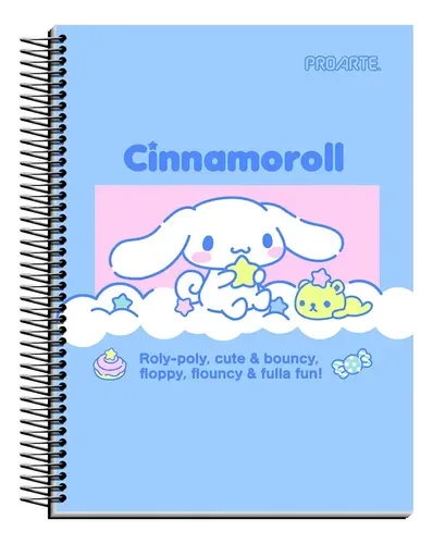 Cuaderno Escolar Cinnamoroll Carta 150 Hojas
