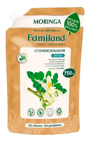 Acondicionador Moringa Detox Cabello Graso 750ml