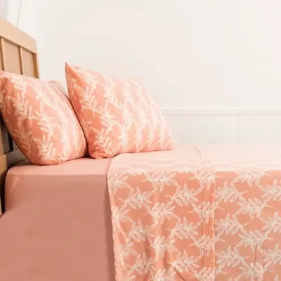 Set De Sábanas Polar Estampada 2 Plazas Soft Touch