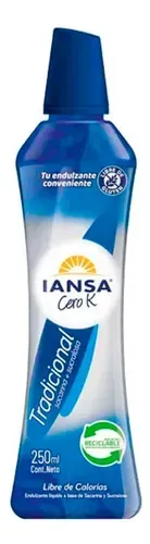 Endulzante Líquido Iansa Cero K 250ml