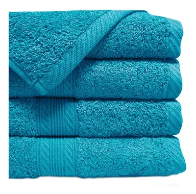 Toalla De Baño Algodón 70x140cm Absorbente Turquesa