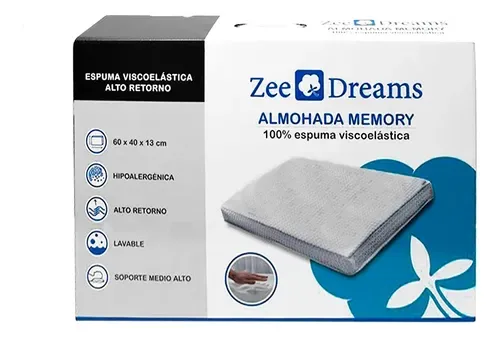 Almohada Memory Viscoelástica Ergonómica 60x40