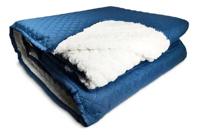 Quilt Sherpa Estampado 1.5 Plazas Poliéster Coral Claro