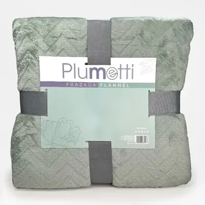 Frazada Flannel 2 Plazas Poliéster Suave Coral Claro