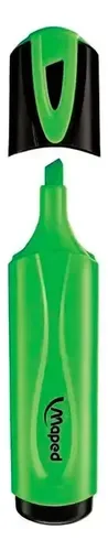 Destacador Flúor Biselado Verde Maped Verde