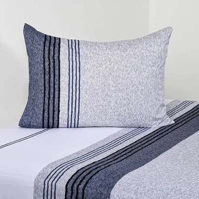 Set De Sábanas Estampadas 200 Hilos Polycotton 1.5 Plazas Verde Oscuro