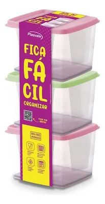 Set Contenedores Cuadrados 800ml Alimentos Bpa Free