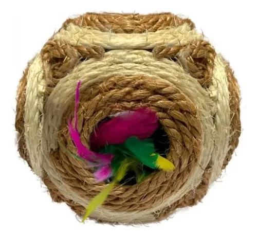 Juguete Para Gato Pelota Sisal Kiboo